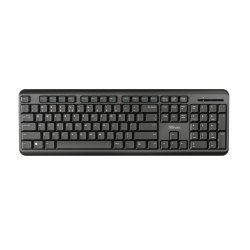 Trust TK-350 Wireless Keyboard, Leise Tasten, DE-Layout Kabellose Verbindung mit einer Reichweite bis zu 10 Meter,