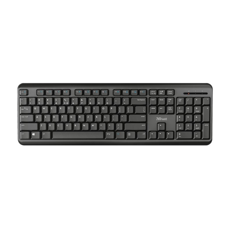 Trust TK-350 keyboard Office RF Wireless QWERTZ German Black