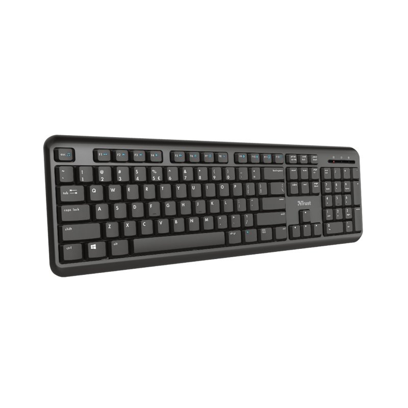Trust TK-350 keyboard Office RF Wireless QWERTZ German Black