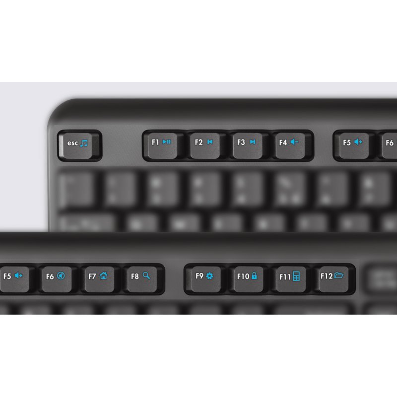 Trust TK-350 keyboard Office RF Wireless QWERTZ German Black