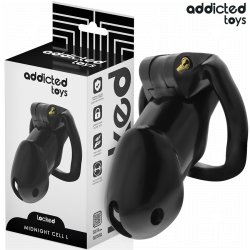 ADDICTED TOYS LOCKED - MINDNIGHT CELL PENIS CAGE SIZE L