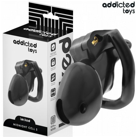 ADDICTED TOYS LOCKED - MINDNIGHT CELL PENIS CAGE SIZE S 4.8 CM
