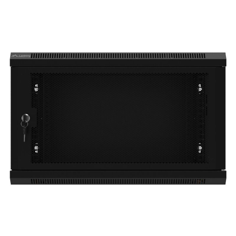 Lanberg WF01-6406-23B rack cabinet 6U Wall mounted rack Black