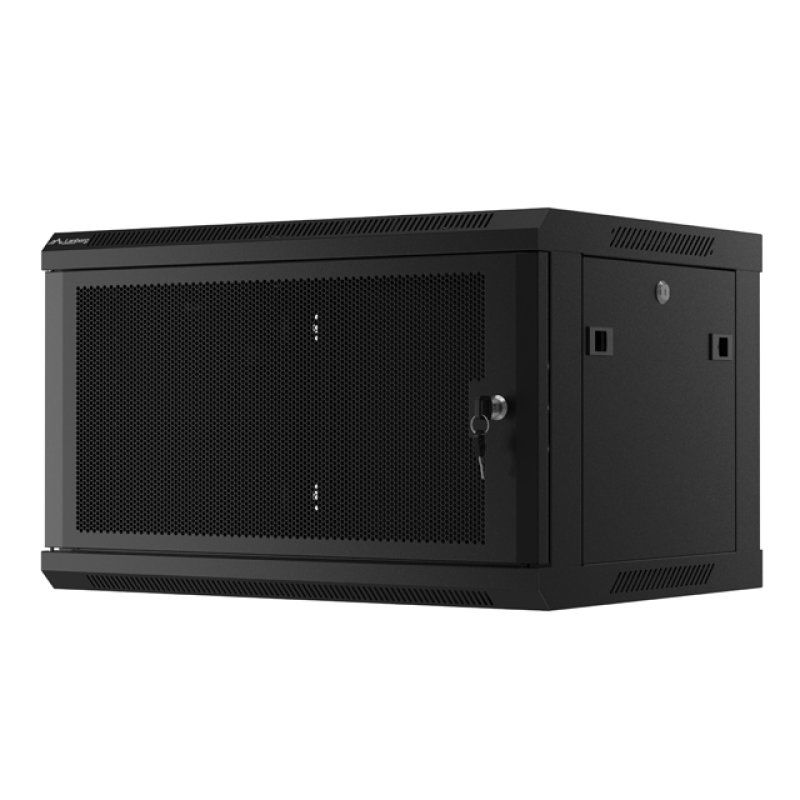 Lanberg WF01-6406-23B rack cabinet 6U Wall mounted rack Black