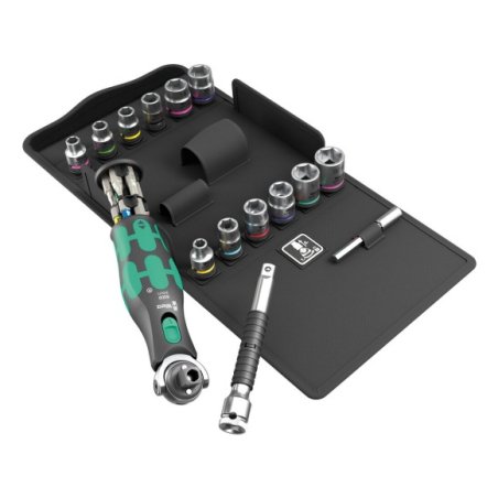 Wera 8009 Zyklop Pocket Set 4 metrisch/Imperial