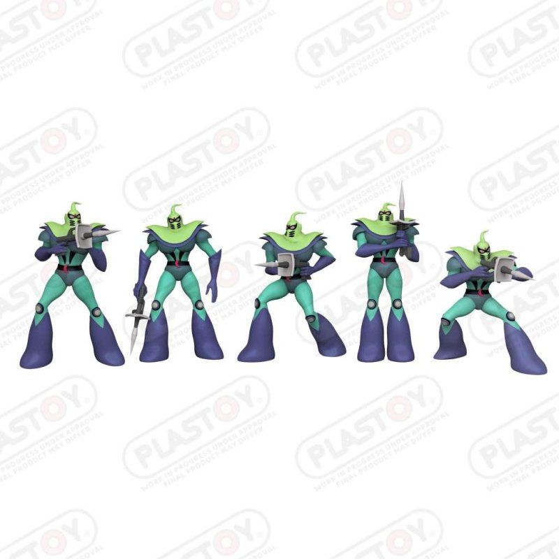 GOLDORAK - Soldats Vega - Set 5 figurines 7cm