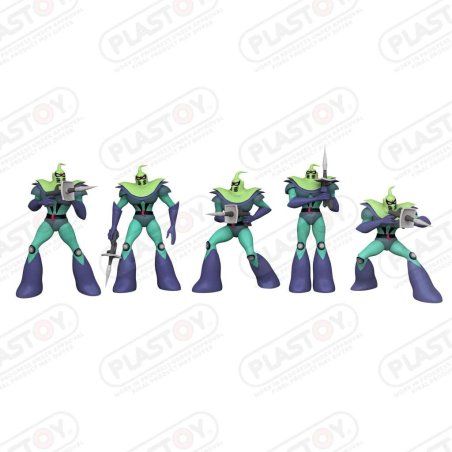 GOLDORAK - Soldats Vega - Set 5 figurines 7cm