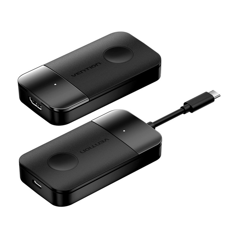 Wireless Transmitter and Receiver Vention USB-C to HDMI 0.15 (Black)