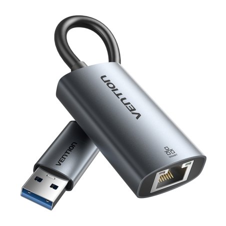 Adapter Vention USB-A USB-C do Gigabit Ethernet 0.15m