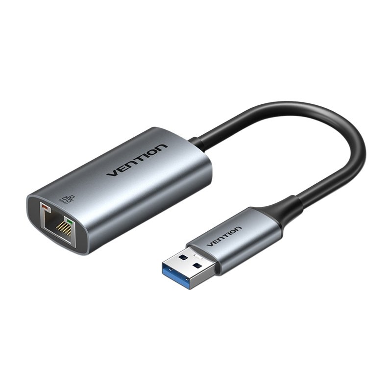 Adapter Vention USB-A USB-C do Gigabit Ethernet 0.15m