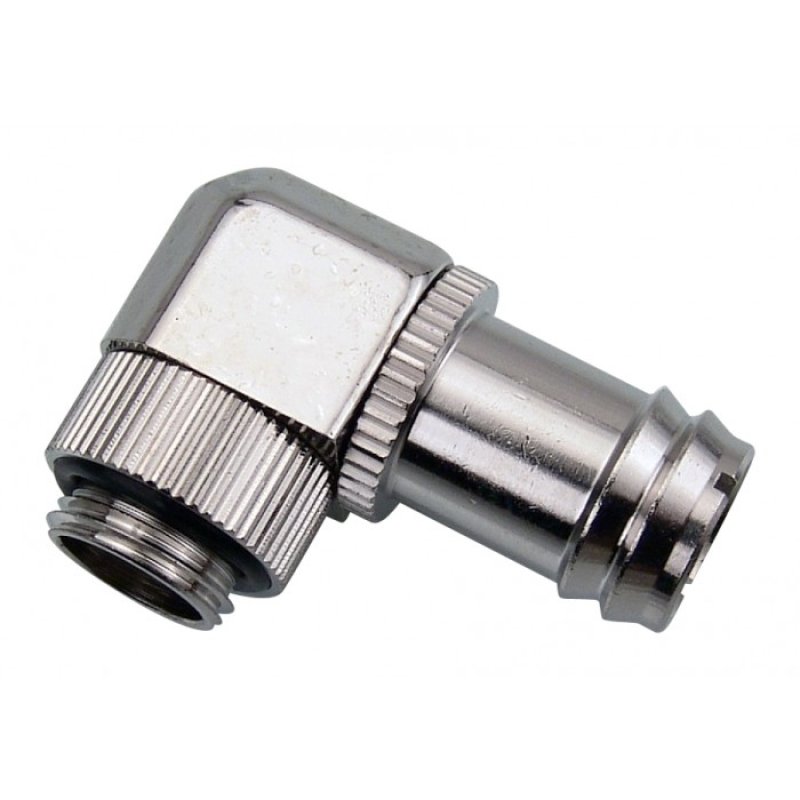 Koolance G1/4 AG zu G1/4 IG Adapter, 90°, Swivel - vernickelt