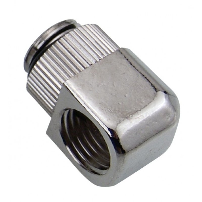 Koolance G1/4 AG zu G1/4 IG Adapter, 90°, Swivel - vernickelt