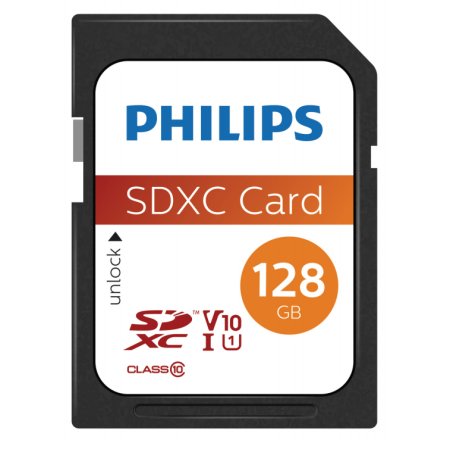 Philips FM12SD55B/00 mémoire flash 128 Go SDXC UHS-I Classe 10