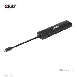 Club3D USB-C 6in1-HUB HDMI/2xUSB/2xUSB-C/LAN 4K120Hz PD100W