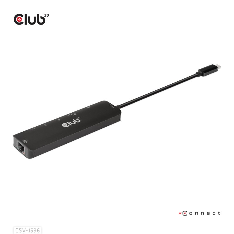 Club3D USB-C 6in1-HUB HDMI/2xUSB/2xUSB-C/LAN 4K120Hz PD100W