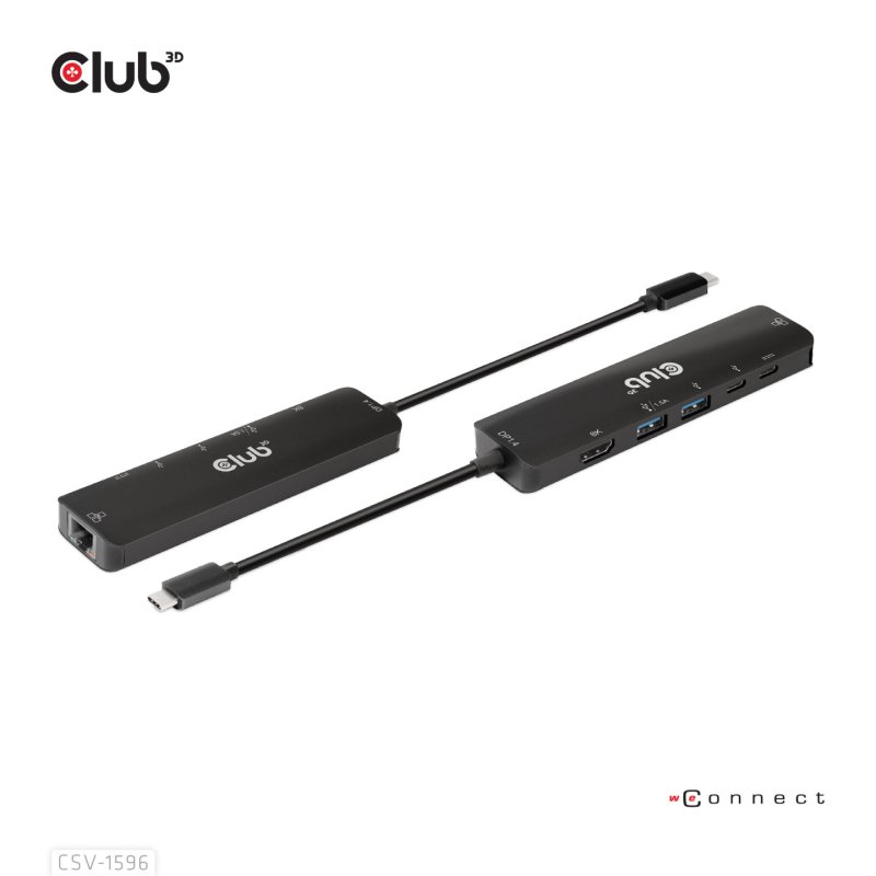 Club3D USB-C 6in1-HUB HDMI/2xUSB/2xUSB-C/LAN 4K120Hz PD100W
