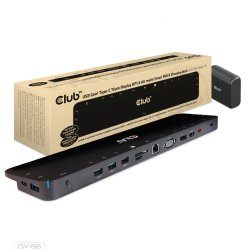 Club3D 4K ChargingDock USB-C -5xUSB3/DP/HDMI/VGA/LAN 100W