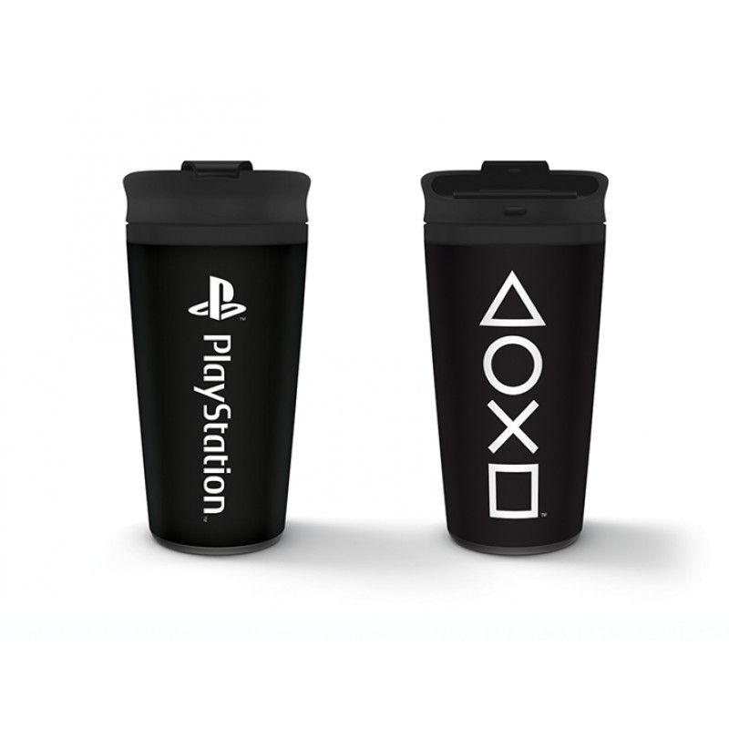 PLAYSTATION - Onyx - Mug de voyage en métal 450ml