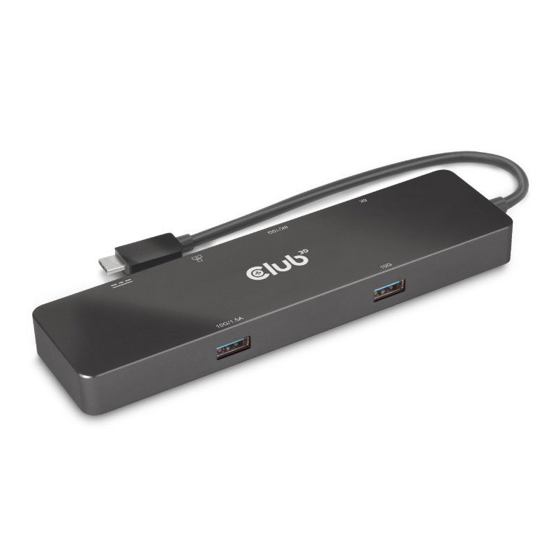 CLUB3D CSV-1584 station d'accueil Avec fil USB 3.2 Gen 2 (3.1 Gen 2) Type-C Noir