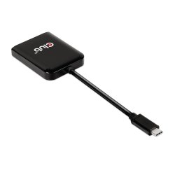 CLUB3D USB3.2 Gen2 Type-C(DP™ Alt-Mode) to DisplayPort™ Dual Monitor 4K60Hz M/F MST hub