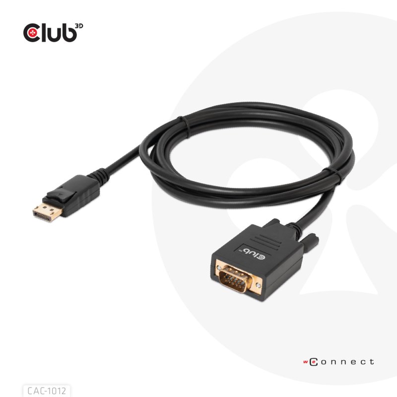 CLUB3D DisplayPort to VGA Cable M/M