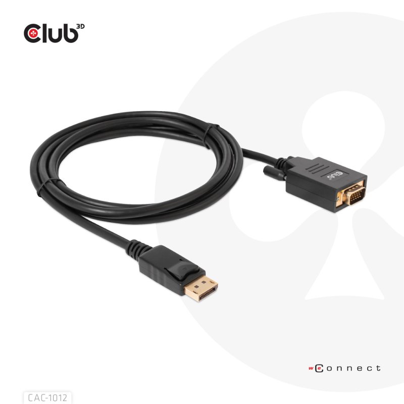Club3D Kabel DisplayPort VGA St/St 2m retail