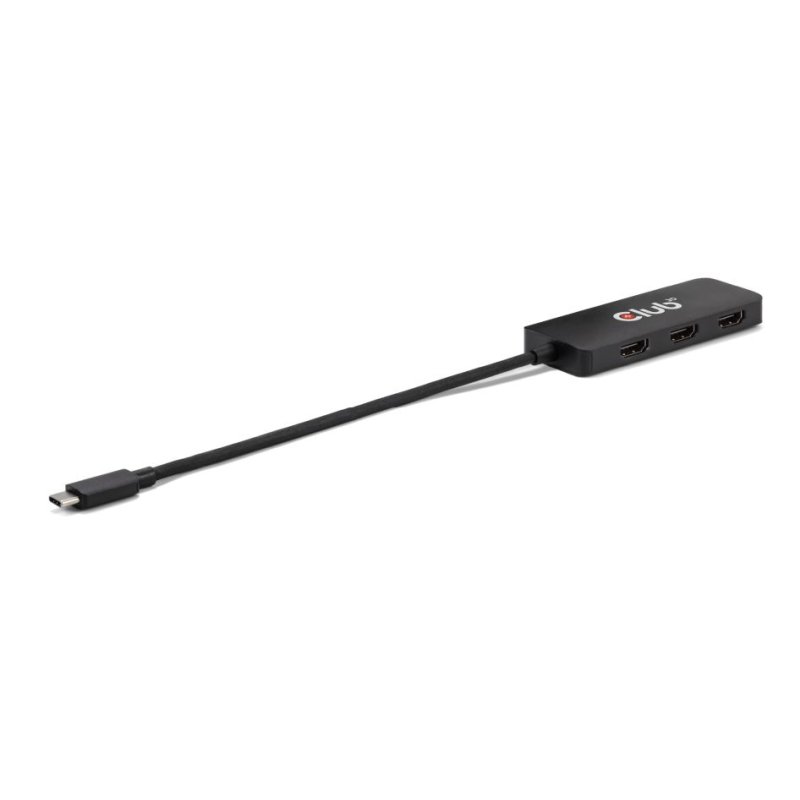 CLUB3D CSV-1554 hub & concentrateur USB Type-C Noir