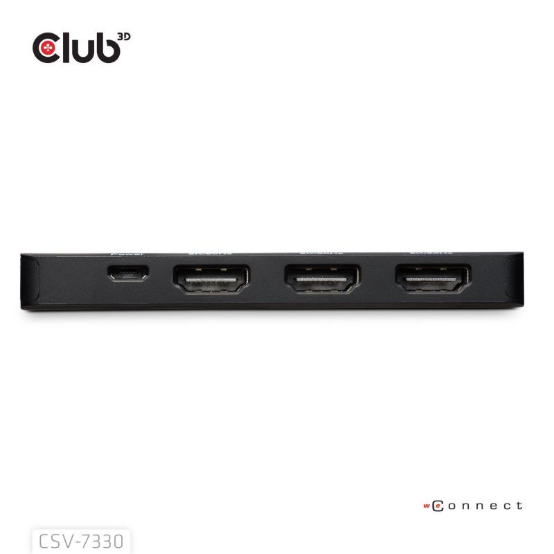 CLUB3D CSV-7330 hub & concentrateur DisplayPort