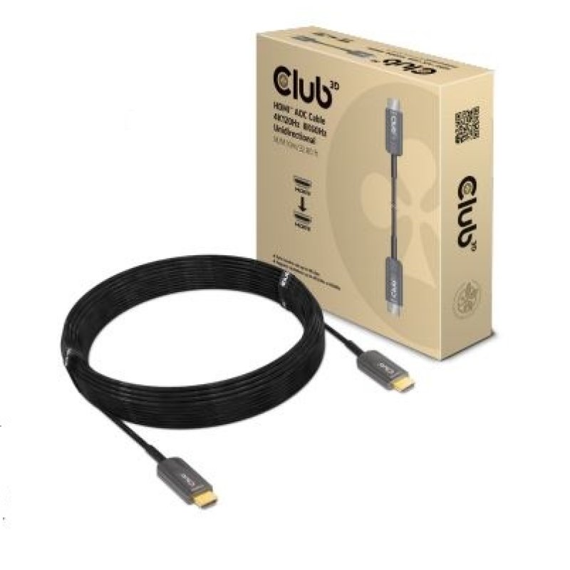 Club3D HDMI-Kabel A - A 2.1 aktiv opt. 8K60Hz UHD 10 Meter retail