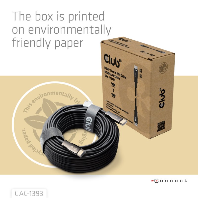 CLUB3D CAC-1393 câble HDMI 50 m HDMI Type A (Standard)