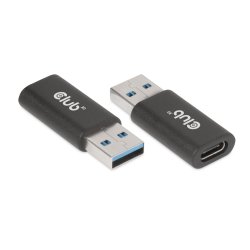 CLUB3D CAC-1525 changeur de genre de câble USB A USB TYPE C Noir