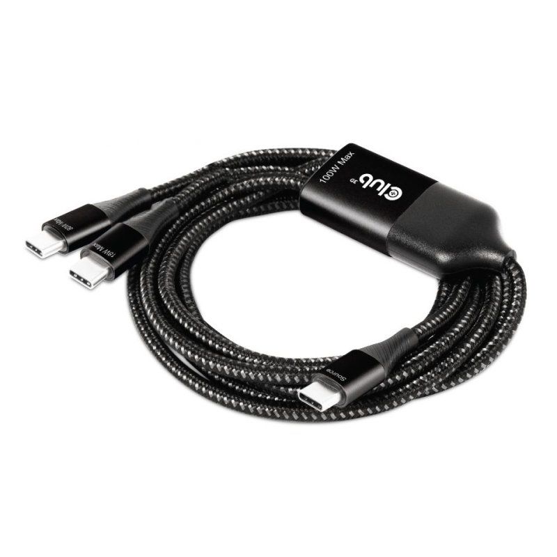 CLUB3D CAC-1527 câble USB 1,83 m USB C 2 x USB C Noir