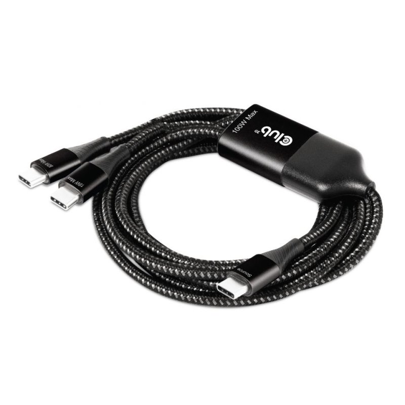 Club3D Ladekabel USB Typ C 2x Typ C 1.83m 100W St/St