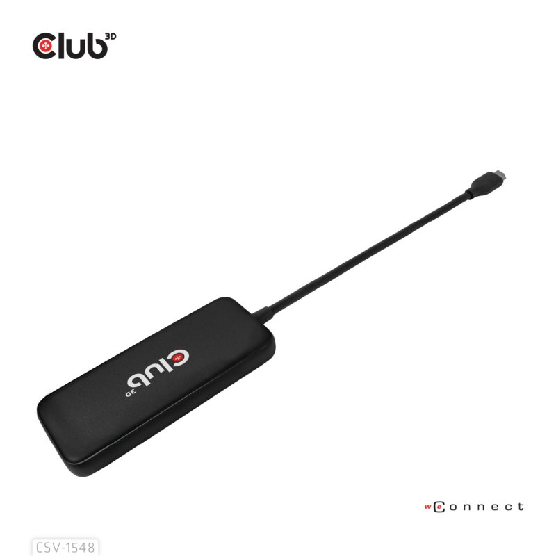 Club3D USB-Hub Typ C 4x USB Typ C 10Gbps 100W PD St/Bu