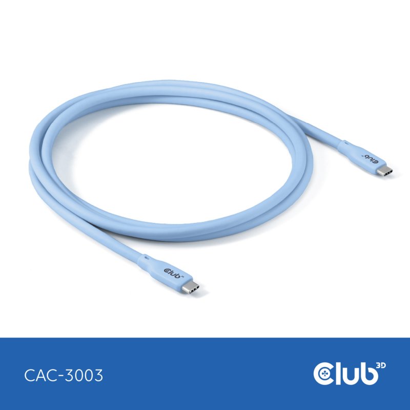 CLUB3D CAC-3003 câble USB USB4 Gen 3x2 2 m USB C Bleu