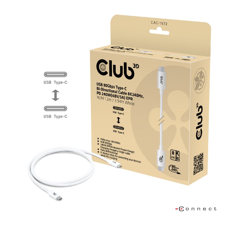 CLUB3D CAC-1572 câble USB