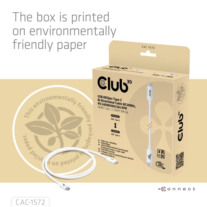 CLUB3D CAC-1572 câble USB