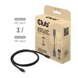 Club3D Kabel Thunderbolt5 zertifi. 8K240Hz/ 80/120Gbps 1m