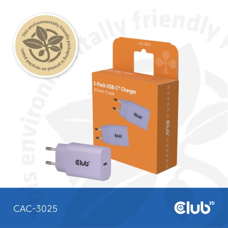 CLUB3D CAC-3025 unité d'alimentation d'énergie 30 W