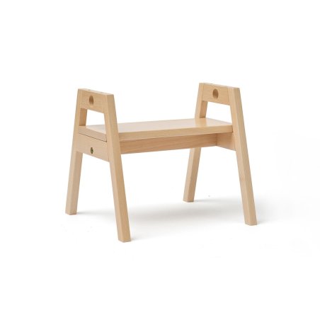 Kids Concept - Adjustable Stool SAGA Blonde - Natur - 30x30x32 cm