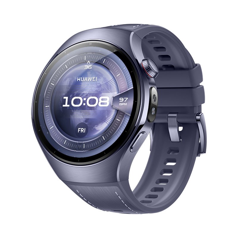 Huawei WATCH 5 3,51 cm (1.38") 46 mm Numérique 466 x 466 pixels Écran tactile Violet GPS (satellite)