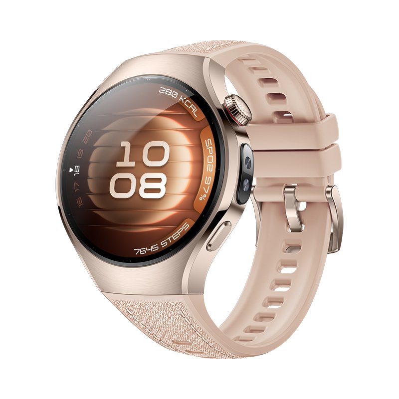 Huawei WATCH 5 3,51 cm (1.38") AMOLED 42 mm Numérique 466 x 466 pixels Écran tactile Beige GPS (satellite)
