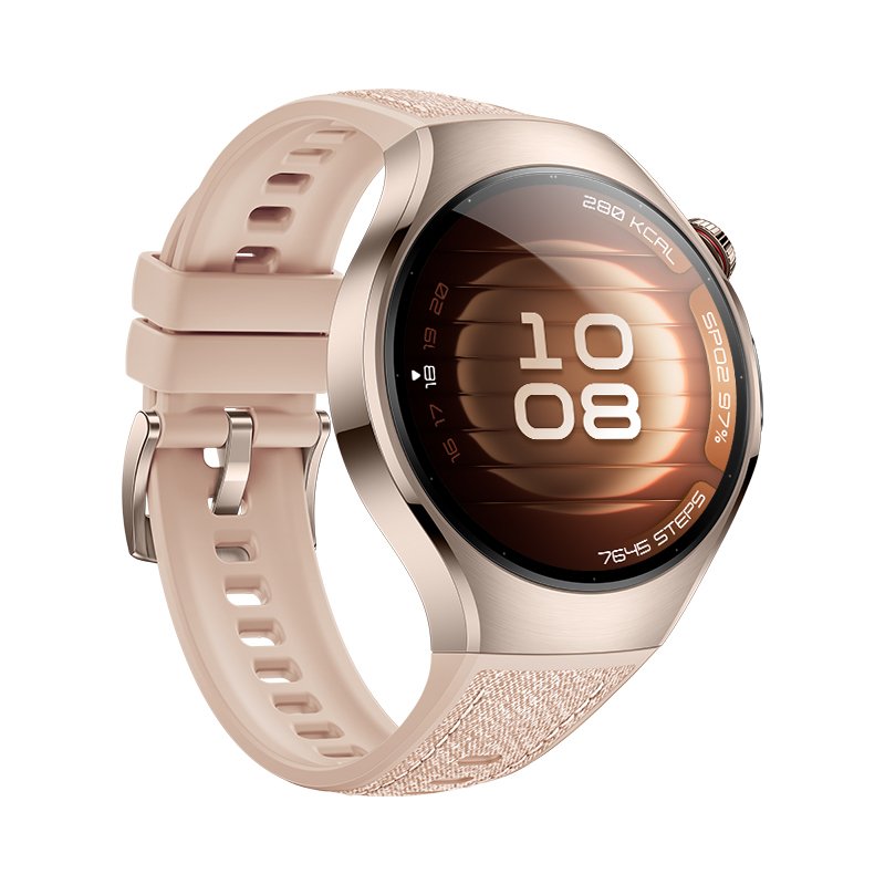 Huawei WATCH 5 3,51 cm (1.38") AMOLED 42 mm Numérique 466 x 466 pixels Écran tactile Beige GPS (satellite)