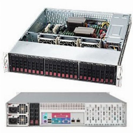 Supermicro CSE-216BE1C-R920LPB serveur barebone Rack (2 U) Argent