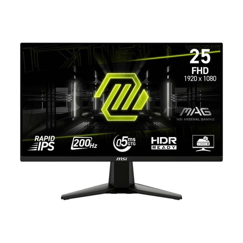 MSI MSI MAG 255FDE E20 Gaming Monitor - 180Hz, 1ms Rapid IPS PANEL