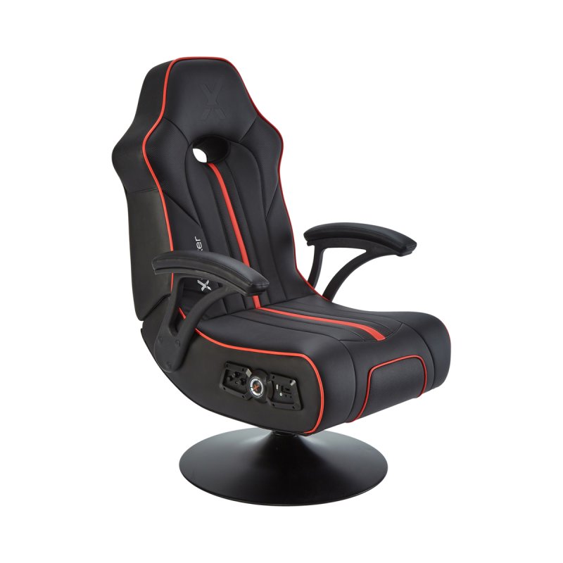 X Rocker - Torque Wireless 2.1 Red and Black Gaming Chair