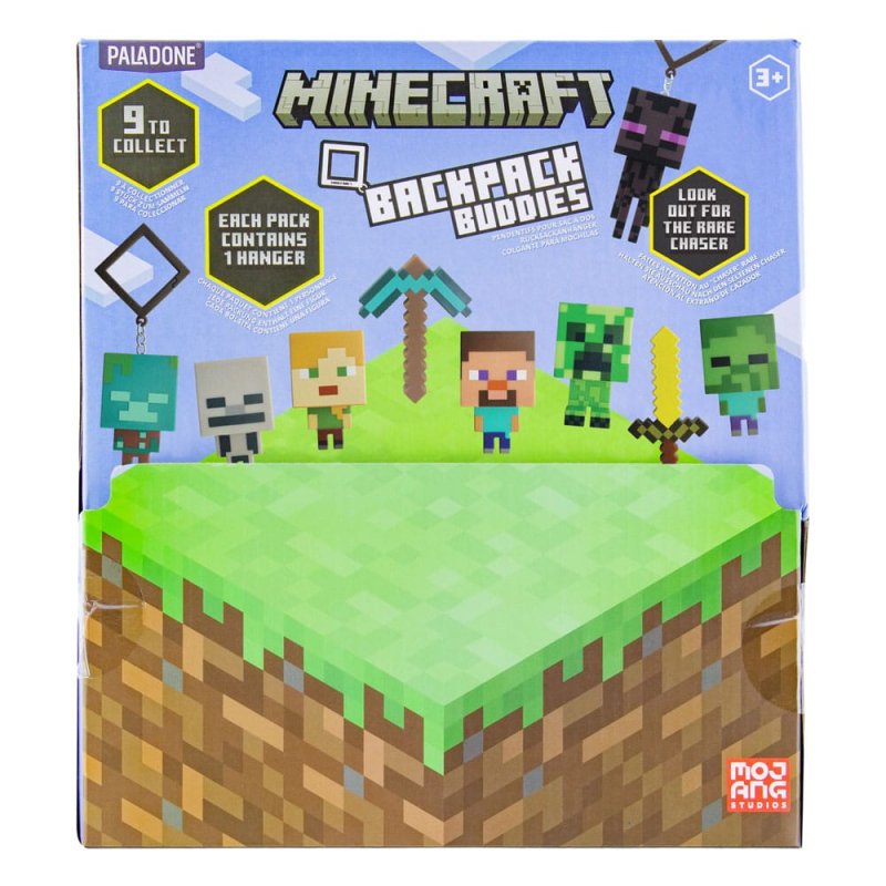 Minecraft présentoir porte-clés sac à dos Mystery Bags Series 4 (24)