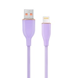 CABLE DE CARGA Y DATOS GEMBIRD DE SILICONA PREMIUM DE 8 CLAVIJAS 1,5 M VIOLETA