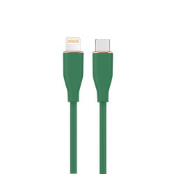 CABLE DE CARGA Y DATOS GEMBIRD USB TIPO-C A 8 PINES DE SILICONA PREMIUM 1,5M VD