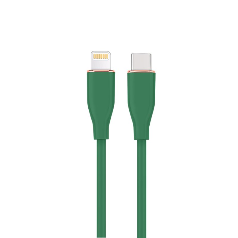 CABLE DE CARGA Y DATOS GEMBIRD USB TIPO-C A 8 PINES DE SILICONA PREMIUM 1,5M VD